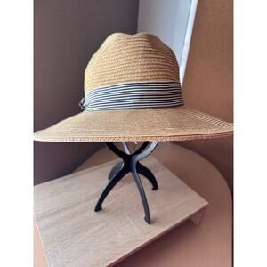 Karen Keith Straw Sun Hat, Size M, Wide Brim, Women’s Summer Beach Hat